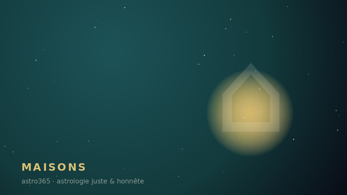 Les 12 maisons astrologiques expliquées